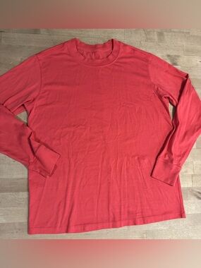 lululemon athletica Long-Sleeve Crew Tee - Coral Red